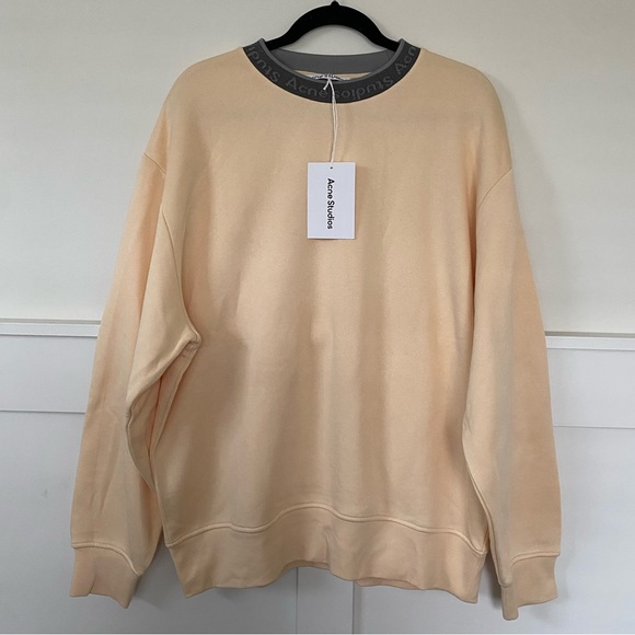 Acne Studios - logo collar sweatshirt (NWT) - Medium - Picture 1 of 7